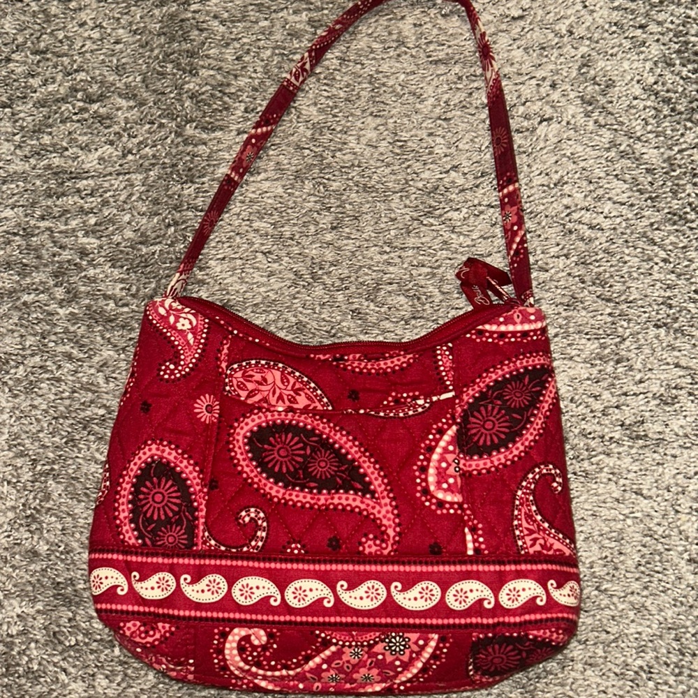 Small red printed Vera Bradley